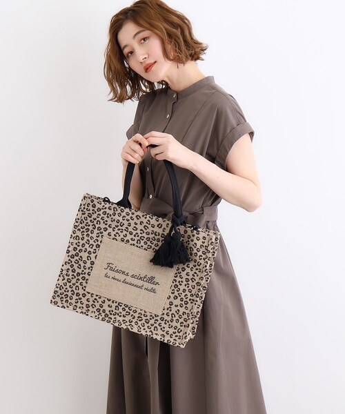 grove（グローブ）の「◆ジュートメッセージ2WAYトート（トートバッグ・レディース・ブルー系2/ブラック系6/ブラック・00）」の17枚目の写真