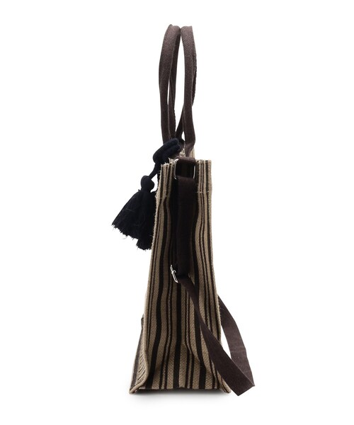 grove（グローブ）の「◆ジュートメッセージ2WAYトート（トートバッグ・レディース・ブルー系2/ブラック系6/ブラック・00）」の14枚目の写真