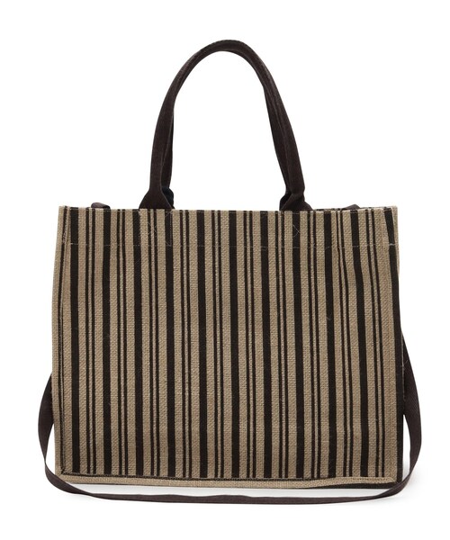 grove（グローブ）の「◆ジュートメッセージ2WAYトート（トートバッグ・レディース・ブルー系2/ブラック系6/ブラック・00）」の15枚目の写真