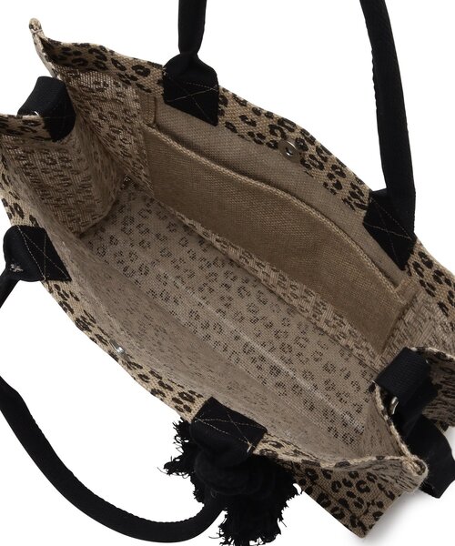 grove（グローブ）の「◆ジュートメッセージ2WAYトート（トートバッグ・レディース・ブルー系2/ブラック系6/ブラック・00）」の7枚目の写真