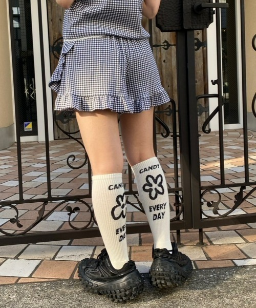Candy Stripper（キャンディストリッパー）の「GINGHAM CHECK FRILL SKIRT パンツ（その他パンツ・レディース・ブラック/ピンク/ライトブルー・2）」の17枚目の写真
