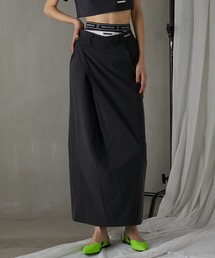 PRANK PROJECT | 【24SUMMER PRE ORDER】ウーステッドストライプローウエストマキシスカート / Worsted Striped Low Waist Maxi Skirt(スカート)