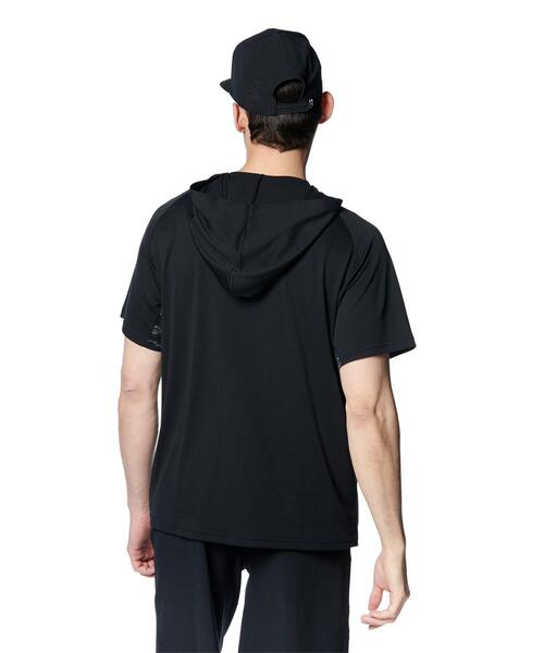 UNDER ARMOUR(アンダーアーマー)の「UAテック ショートスリーブ フーディー(ベースボール/メンズ)(スウェット・メンズ・ブラック・L/XXL/M/XL/S)」の7枚目の写真