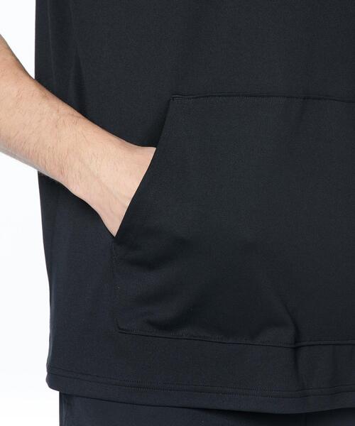 UNDER ARMOUR(アンダーアーマー)の「UAテック ショートスリーブ フーディー(ベースボール/メンズ)(スウェット・メンズ・ブラック・L/XXL/M/XL/S)」の4枚目の写真