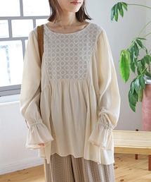 Crisp | フラワーブルームギャザーチュニック(チュニック)