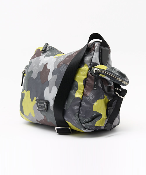 russet for traveller（ラシット　フォー トラベラー）の「プレート付き横長ショルダーバッグ【Shoulder】（ショルダーバッグ・レディース・イエロー系その他/カモフラージュ/チェック・FREE）」の4枚目の写真