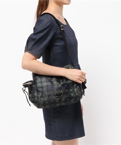 russet for traveller（ラシット　フォー トラベラー）の「プレート付き横長ショルダーバッグ【Shoulder】（ショルダーバッグ・レディース・イエロー系その他/カモフラージュ/チェック・FREE）」の10枚目の写真
