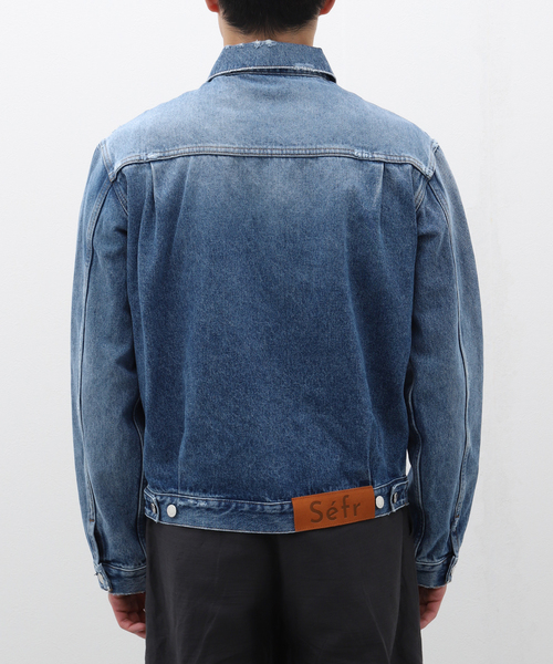 Sefr（セファ）の「【Sefr / セファー】ELU DENIM JACKET（デニムジャケット・メンズ・コバルトブルー・SMALL/MEDIUM）」の20枚目の写真