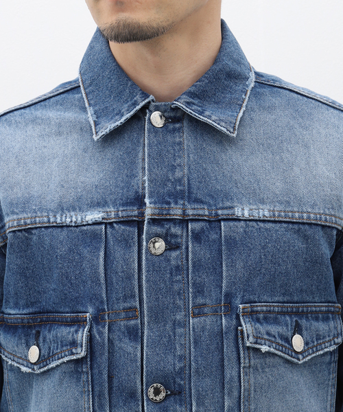 Sefr（セファ）の「【Sefr / セファー】ELU DENIM JACKET（デニムジャケット・メンズ・コバルトブルー・SMALL/MEDIUM）」の16枚目の写真