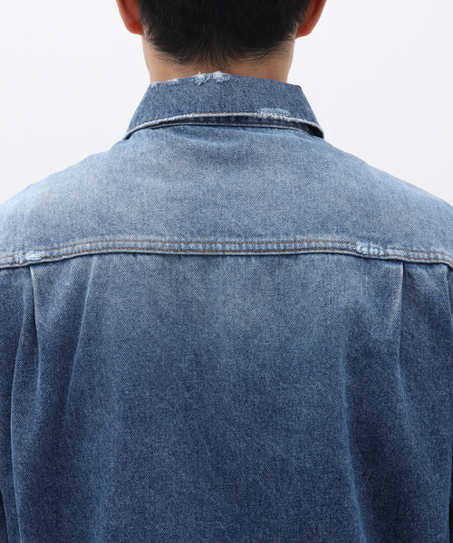 Sefr（セファ）の「【Sefr / セファー】ELU DENIM JACKET（デニムジャケット・メンズ・コバルトブルー・SMALL/MEDIUM）」の10枚目の写真