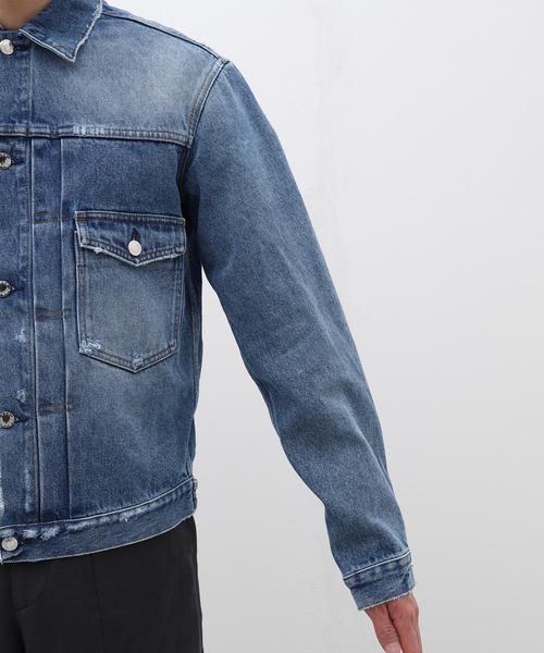Sefr（セファ）の「【Sefr / セファー】ELU DENIM JACKET（デニムジャケット・メンズ・コバルトブルー・SMALL/MEDIUM）」の11枚目の写真