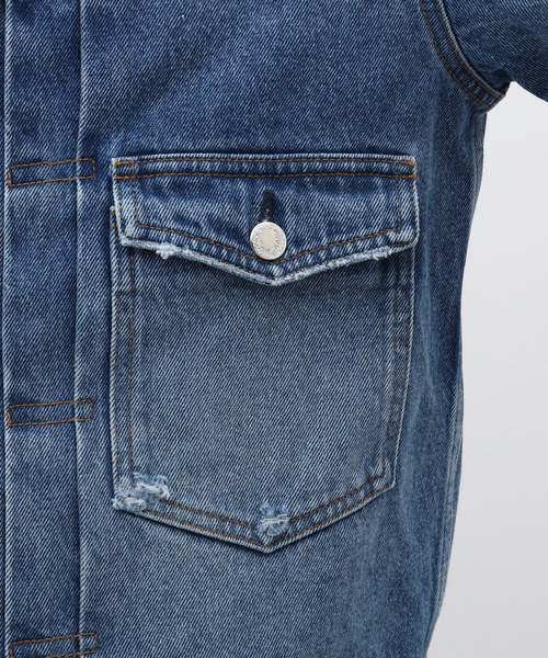 Sefr（セファ）の「【Sefr / セファー】ELU DENIM JACKET（デニムジャケット・メンズ・コバルトブルー・SMALL/MEDIUM）」の13枚目の写真