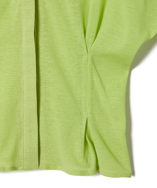 PERVERZE（パーバーズ）の「Shape Open Shirts（シャツ/ブラウス・レディース・グリーン/ブラック・FREE）」の8枚目の写真