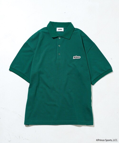 FREAK'S STORE（フリークスストア）の「prince/プリンス prince 半袖ポロシャツ（ポロシャツ・レディース・ブラック/ネイビー/オフホワイト/グリーン/ナチュラル・ﾌﾘ-）」の4枚目の写真