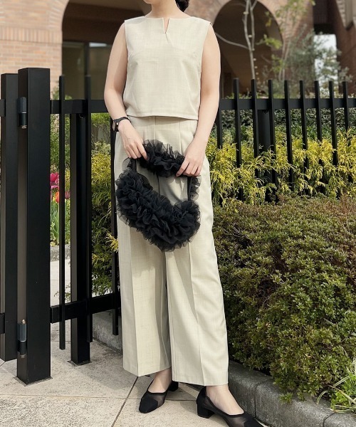 セール】チュールショルダーバッグ／tulle shoulder bag シアー