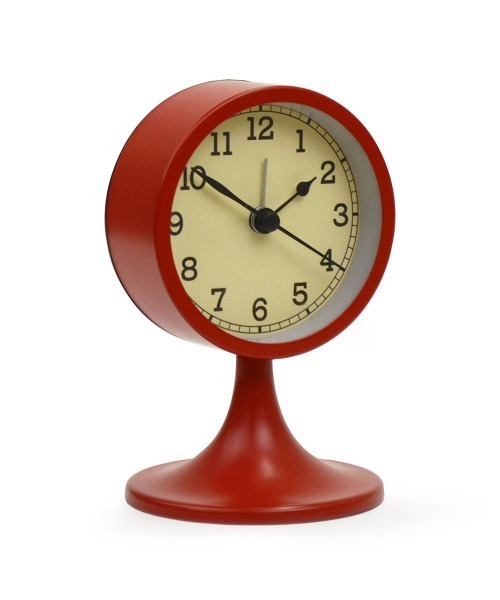 entre square（アントレスクエアー）の「bcl/コンパクト アラームクロック 置時計 アナログ 目覚まし（置時計・レディース・ブラック/レッド・ONE SIZE）」の4枚目の写真