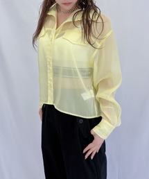 ショートシアーシャツ