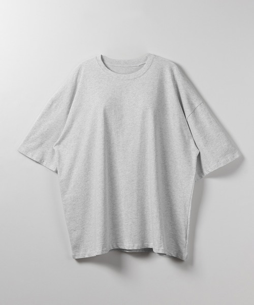me+em select(ミームセレクト)の「※※【 3color 】無地ビッグシルエットTシャツ / solid big silhouette Tee(Tシャツ/カットソー・レディース・ブラック/ホワイト/グレー・FREE)」の11枚目の写真
