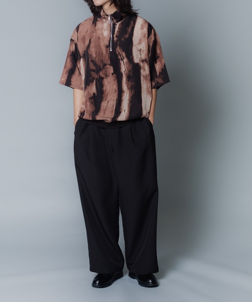MandO（nemne store）（エムオー）の「【MandO】ハーフジッププルオーバー（シャツ/ブラウス・メンズ・ブラック系/ブラウン系/ライトグレー系/ブルー/チャコール/ブラック・MEDIUM/LARGE）」の10枚目の写真