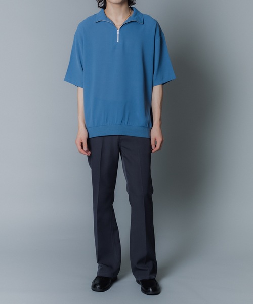 MandO（nemne store）（エムオー）の「【MandO】ハーフジッププルオーバー（シャツ/ブラウス・メンズ・ブラック系/ブラウン系/ライトグレー系/ブルー/チャコール/ブラック・MEDIUM/LARGE）」の15枚目の写真