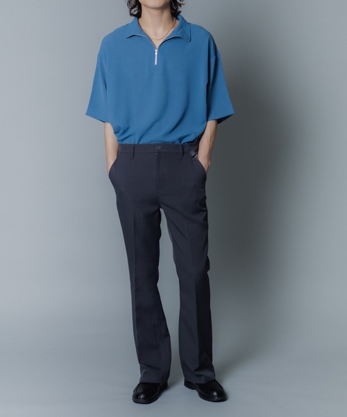 MandO（nemne store）（エムオー）の「【MandO】ハーフジッププルオーバー（シャツ/ブラウス・メンズ・ブラック系/ブラウン系/ライトグレー系/ブルー/チャコール/ブラック・MEDIUM/LARGE）」の16枚目の写真