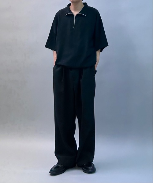 MandO（nemne store）（エムオー）の「【MandO】ハーフジッププルオーバー（シャツ/ブラウス・メンズ・ブラック系/ブラウン系/ライトグレー系/ブルー/チャコール/ブラック・MEDIUM/LARGE）」の17枚目の写真