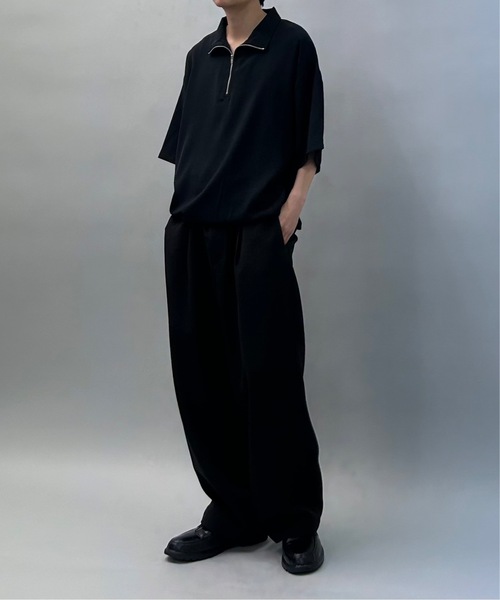 MandO（nemne store）（エムオー）の「【MandO】ハーフジッププルオーバー（シャツ/ブラウス・メンズ・ブラック系/ブラウン系/ライトグレー系/ブルー/チャコール/ブラック・MEDIUM/LARGE）」の18枚目の写真