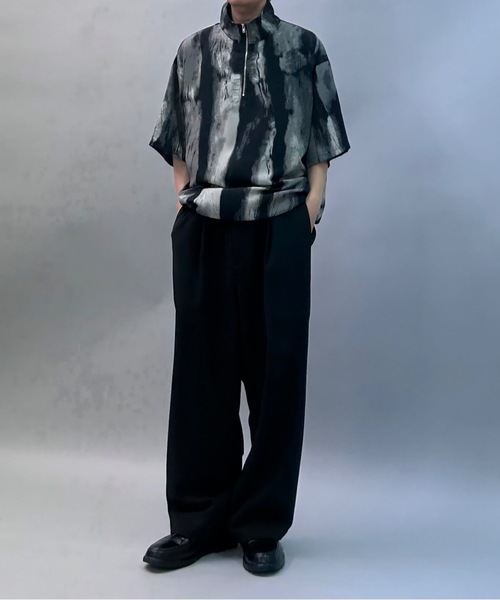 MandO（nemne store）（エムオー）の「【MandO】ハーフジッププルオーバー（シャツ/ブラウス・メンズ・ブラック系/ブラウン系/ライトグレー系/ブルー/チャコール/ブラック・MEDIUM/LARGE）」の19枚目の写真