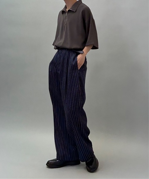 MandO（nemne store）（エムオー）の「【MandO】ハーフジッププルオーバー（シャツ/ブラウス・メンズ・ブラック系/ブラウン系/ライトグレー系/ブルー/チャコール/ブラック・MEDIUM/LARGE）」の22枚目の写真