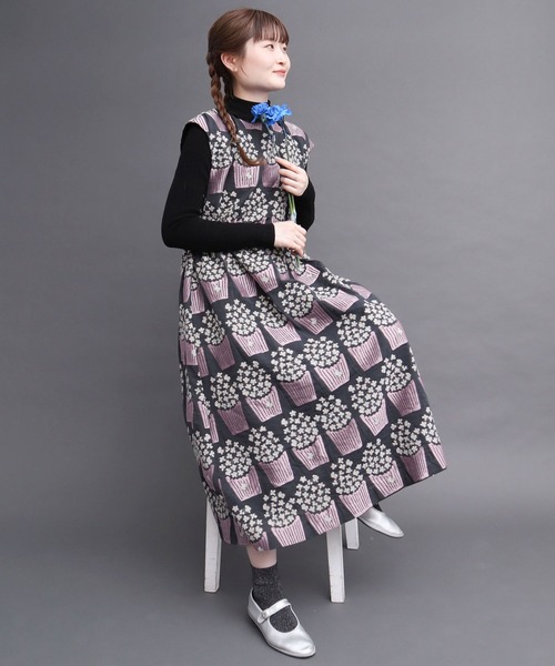 新品 peu pres プープレ　ジャガードワンピース peu pres プープレ ポップコーンジャガードワンピース