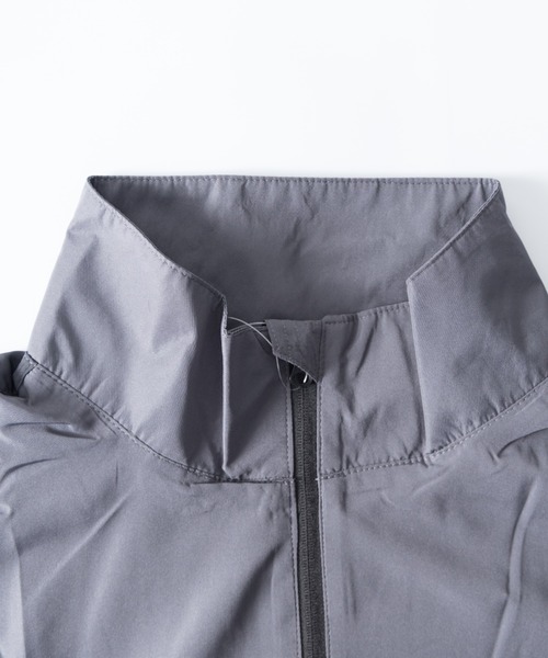 NYLAUS（ナイラス）の「裏トリコット サイドライン/サイドパイピング スタンドカラー ウィンドブレーカー（ナイロンジャケット・メンズ・グレー系2/カーキ系2/ブラック系2/ベージュ系1/カーキ系1/ベージュ系2/グレー系1/ブラック系1・LL/L/M）」の17枚目の写真