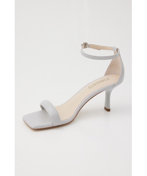 STACCATO(スタッカート)の「シングーラウンディッシュヒールサンダル(サンダル・レディース・ブラック/グレー・24.5cm/23cm/22.5cm/24cm/23.5cm)」の3枚目の写真