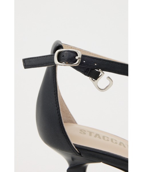 STACCATO(スタッカート)の「シングーラウンディッシュヒールサンダル(サンダル・レディース・ブラック/グレー・24.5cm/23cm/22.5cm/24cm/23.5cm)」の15枚目の写真