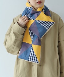 PAR ICI（パーリッシィ）の「ボアパッチワーク マフラー（マフラー）」