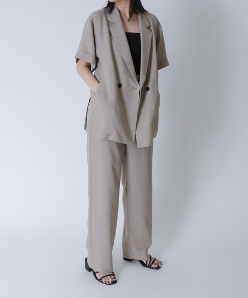 DRESSLAVE（ドレスレイブ）の「B7 / linen like half sleeve w jacket 