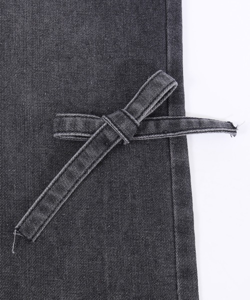 WC（ダブル シー）の「リボンポイントデニム（デニムパンツ・レディース・サックスブルー/ブラック・FREE）」の13枚目の写真