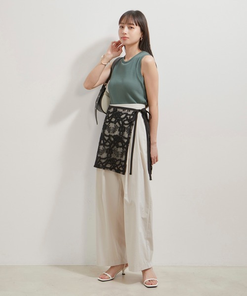 VIS（ビス）の「アソートレースレイヤードスカート（スカート・レディース・ブラック系その他/ブラック系その他2/ホワイト系その他5/ホワイト系その他6・FREE）」の22枚目の写真