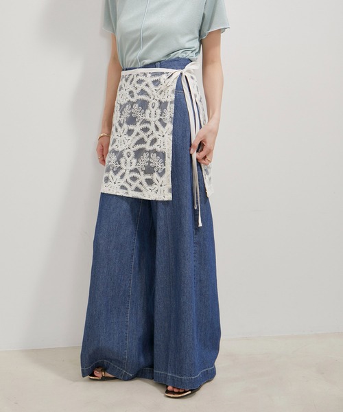 VIS（ビス）の「アソートレースレイヤードスカート（スカート・レディース・ブラック系その他/ブラック系その他2/ホワイト系その他5/ホワイト系その他6・FREE）」の18枚目の写真