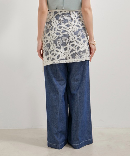 VIS（ビス）の「アソートレースレイヤードスカート（スカート・レディース・ブラック系その他/ブラック系その他2/ホワイト系その他5/ホワイト系その他6・FREE）」の11枚目の写真