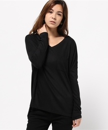 VENCEEXCHANGE | ポケ付き無地VネックT(Tシャツ/カットソー)