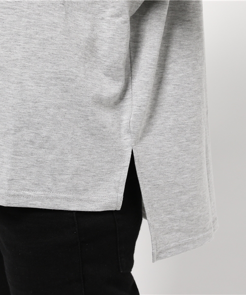 VENCEEXCHANGE（ヴァンスエクスチェンジ）の「ポケ付き無地VネックT（Tシャツ/カットソー・レディース・ホワイト/グレー/ブラック/オリーブ/ライトブラウン・MEDIUM）」の7枚目の写真