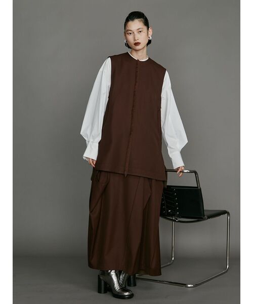 セール】FRINGE POINT TUCK SK / フリンジポイントタックス