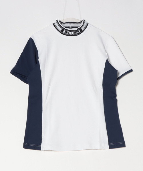 DECEMBERMAY ポロシャツ ポロ Bicolor Dolman sleeve polo