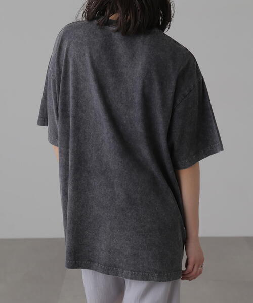 FREE'S MART（フリーズマート）の「◆硫化染めビッグロックＴシャツ（Tシャツ/カットソー・レディース・ブラック/ブラウン・FREE）」の7枚目の写真