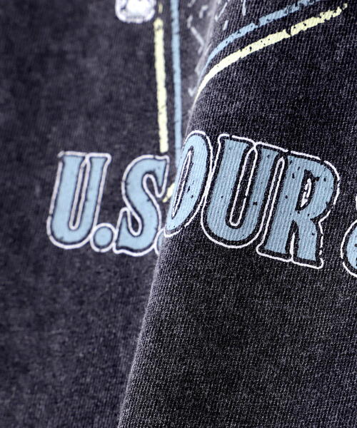 FREE'S MART（フリーズマート）の「◆硫化染めビッグロックＴシャツ（Tシャツ/カットソー・レディース・ブラック/ブラウン・FREE）」の8枚目の写真