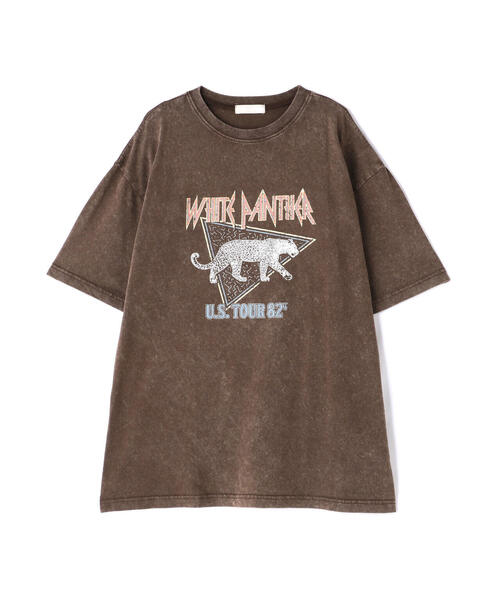 FREE'S MART（フリーズマート）の「◆硫化染めビッグロックＴシャツ（Tシャツ/カットソー・レディース・ブラック/ブラウン・FREE）」の14枚目の写真