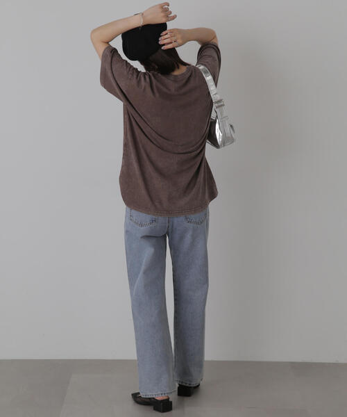 FREE'S MART（フリーズマート）の「◆硫化染めビッグロックＴシャツ（Tシャツ/カットソー・レディース・ブラック/ブラウン・FREE）」の21枚目の写真