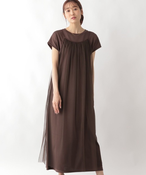 値下げHARE チュールシャツワンピース 値下げHARE チュールシャツワンピース