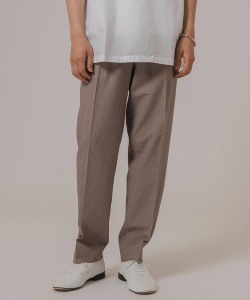 EDIFICE(エディフィス)の「RT ドットエアー ストライプ イージーパンツ(スラックス・メンズ・ブラック/ベージュ系その他・SMALL/MEDIUM/LARGE)」の2枚目の写真