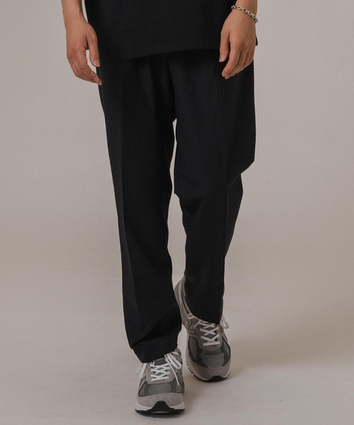 EDIFICE(エディフィス)の「RT ドットエアー ストライプ イージーパンツ(スラックス・メンズ・ブラック/ベージュ系その他・SMALL/MEDIUM/LARGE)」の12枚目の写真